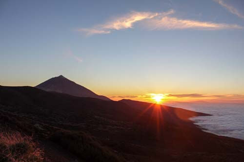 Volcán Teide en las Islas Canarias