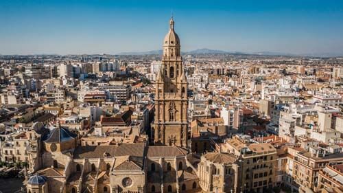 Catedral de Murcia, España.