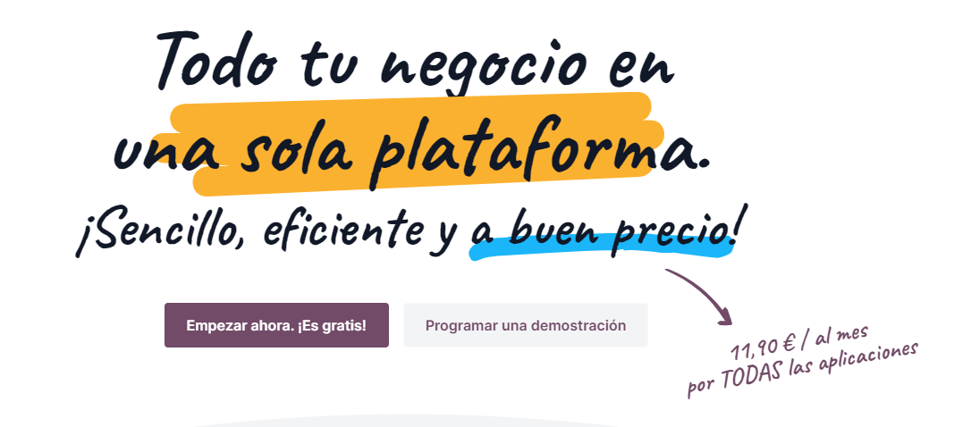 ERP para pymes en Odoo