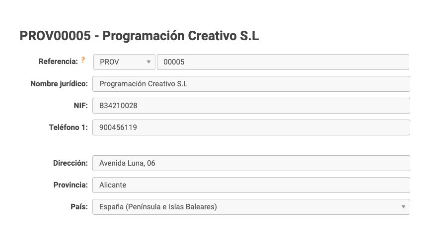 Modelo De Ficha De Proveedores Plantillas Gratis 8658