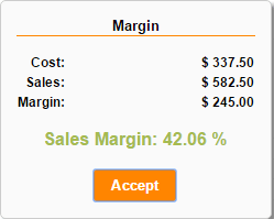 sales margin